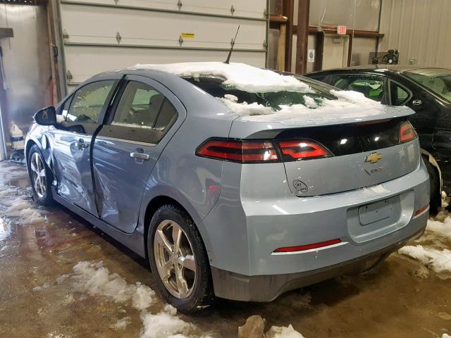 1G1RB6E42DU103797 - 2013 CHEVROLET VOLT BLUE photo 3