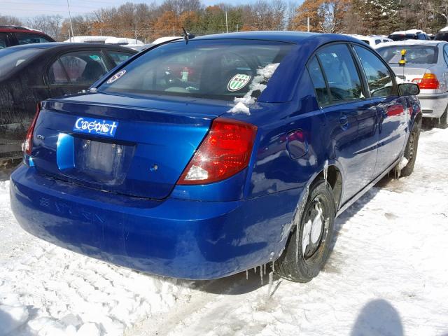 1G8AJ55F76Z140735 - 2006 SATURN ION LEVEL BLUE photo 4