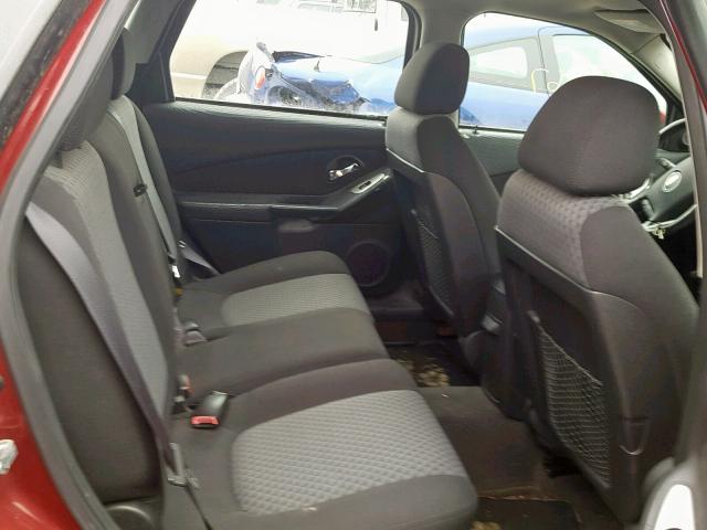 1G1ZT61846F185108 - 2006 CHEVROLET MALIBU MAX მუქწითელი ფოტო 6