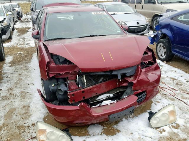 1G1ZT61846F185108 - 2006 CHEVROLET MALIBU MAX მუქწითელი ფოტო 7