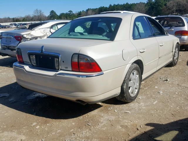 1LNHM86S84Y605398 - 2004 LINCOLN LS WHITE photo 4