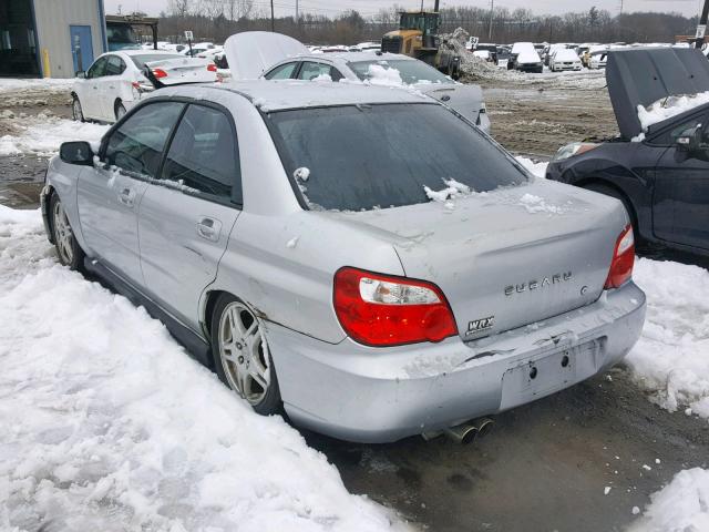 JF1GD29664G517554 - 2004 SUBARU IMPREZA WR GRAY photo 3