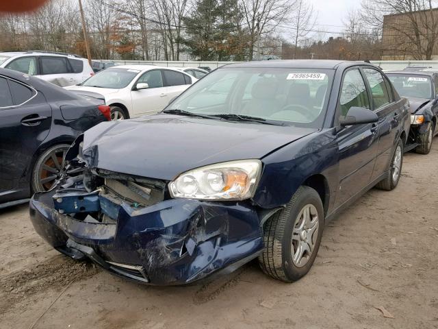 1G1ZS58F17F298338 - 2007 CHEVROLET MALIBU LS BLUE photo 2