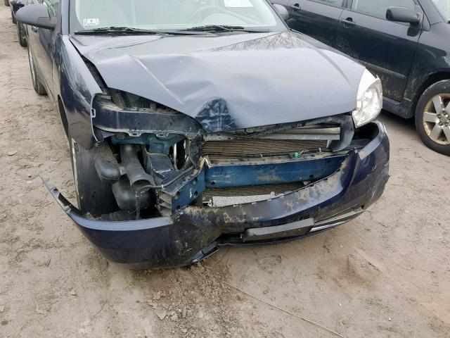 1G1ZS58F17F298338 - 2007 CHEVROLET MALIBU LS BLUE photo 9