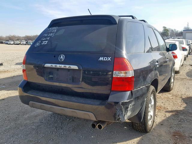 2HNYD18882H521614 - 2002 ACURA MDX TOURIN BLACK photo 4