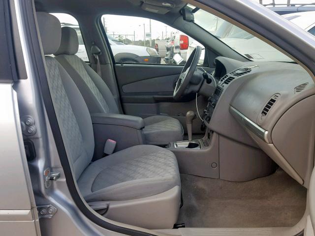 1G1ZT54875F145061 - 2005 CHEVROLET MALIBU LS SILVER photo 5