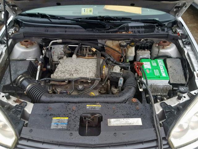 1G1ZT54875F145061 - 2005 CHEVROLET MALIBU LS SILVER photo 7