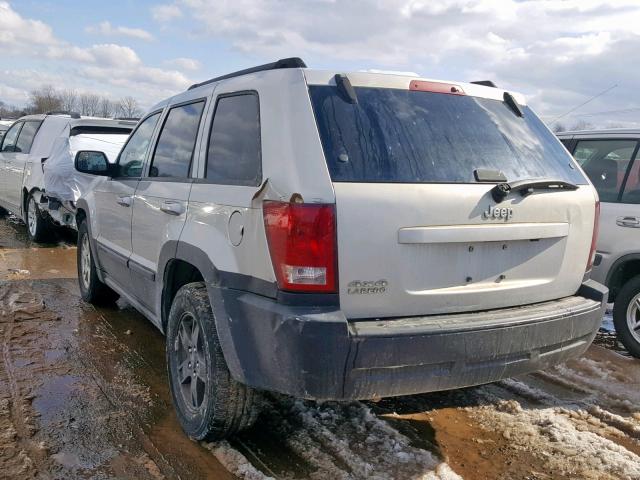 1J8GR48K07C506303 - 2007 JEEP GRAND CHER GRAY photo 3