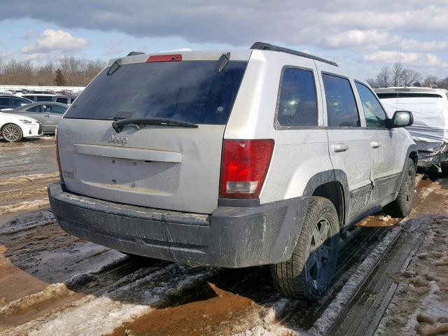 1J8GR48K07C506303 - 2007 JEEP GRAND CHER GRAY photo 4