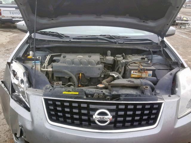 3N1AB61E78L764103 - 2008 NISSAN SENTRA 2.0 SILVER photo 7