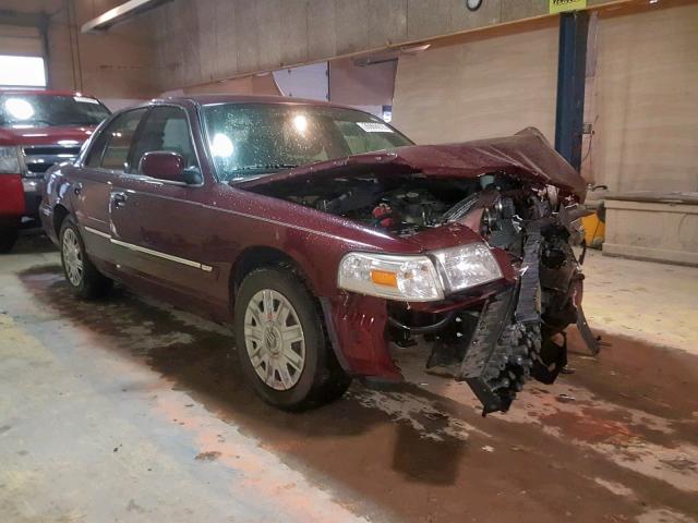 2MEFM74V57X626750 - 2007 MERCURY GRAND MARQ MAROON photo 1