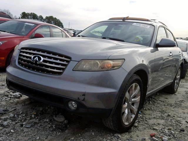 JNRAS08U85X102991 - 2005 INFINITI FX35 GRAY photo 9