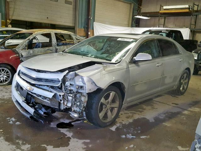 1G1ZC5E11BF137986 - 2011 CHEVROLET MALIBU 1LT 银色 照片 2