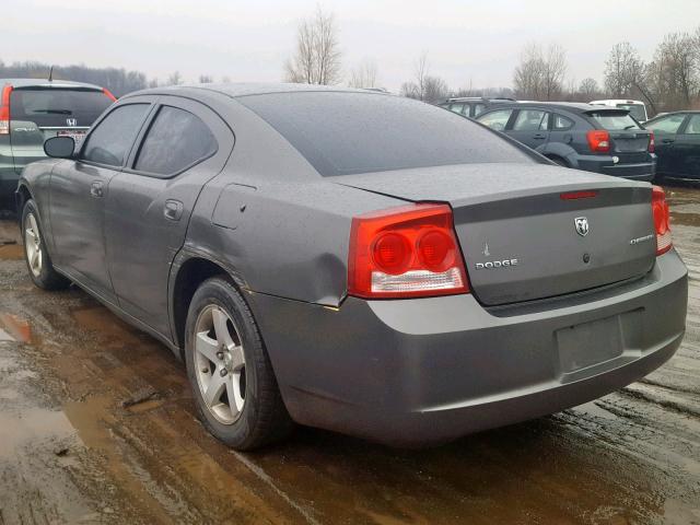 2B3LA43D69H590425 - 2009 DODGE CHARGER GRAY photo 3