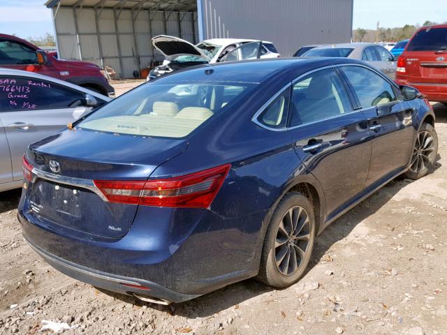 4T1BK1EB7GU206787 - 2016 TOYOTA AVALON XLE BLUE photo 4