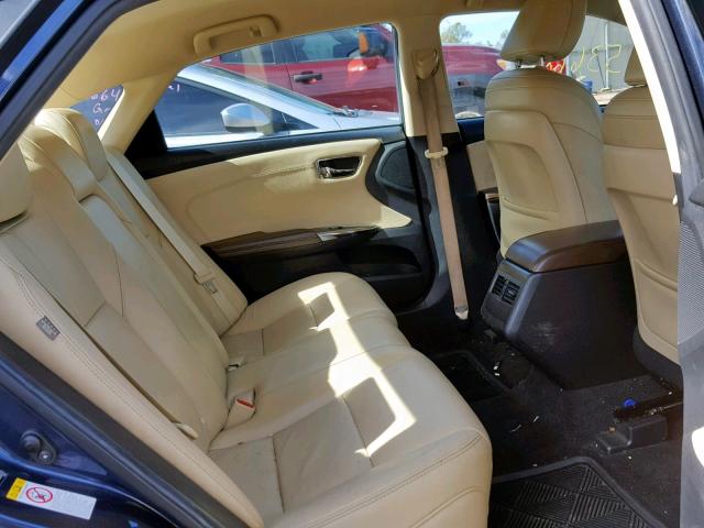 4T1BK1EB7GU206787 - 2016 TOYOTA AVALON XLE BLUE photo 6