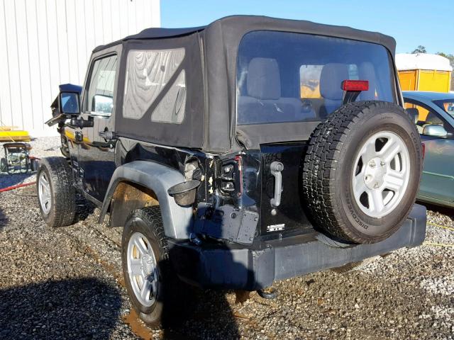 1J4AA2D1XBL537793 - 2011 JEEP WRANGLER S შავი ფოტო 3