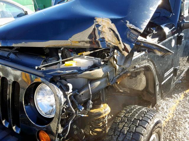 1J4AA2D1XBL537793 - 2011 JEEP WRANGLER S შავი ფოტო 9