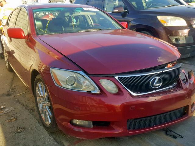 JTHBH96S965016898 - 2006 LEXUS GS 300 MAROON photo 1