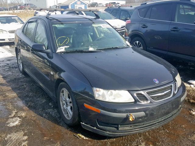 YS3FD49Y471113087 - 2007 SAAB 9-3 2.0T BLACK photo 1