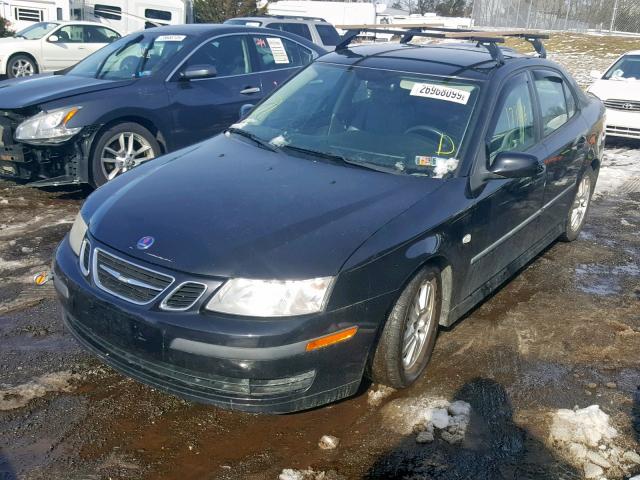 YS3FD49Y471113087 - 2007 SAAB 9-3 2.0T BLACK photo 2