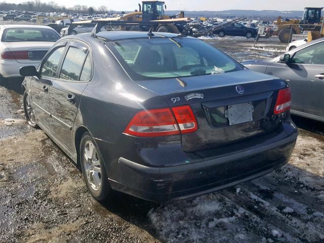 YS3FD49Y471113087 - 2007 SAAB 9-3 2.0T BLACK photo 3