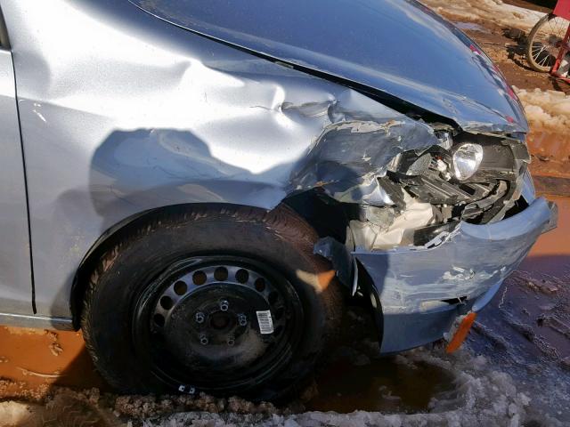 WVWAB7AJXBW027737 - 2011 VOLKSWAGEN GOLF 青色 照片 9