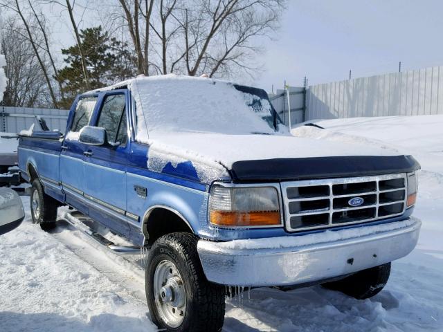 1FTJW36F3VEC15785 - 1997 FORD F350 BLUE photo 1