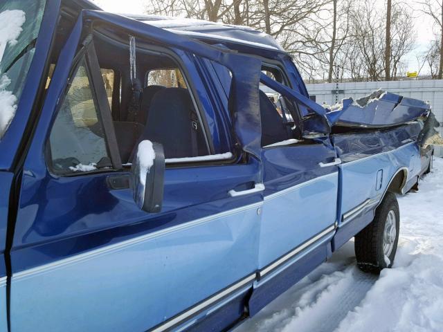 1FTJW36F3VEC15785 - 1997 FORD F350 BLUE photo 9