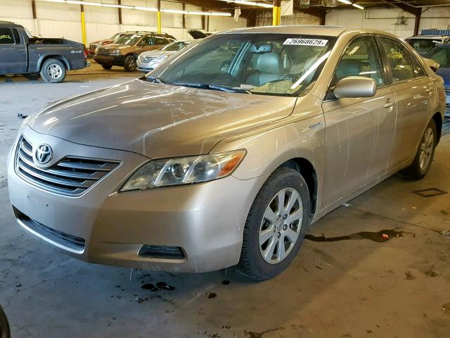 JTNBB46K273031452 - 2007 TOYOTA CAMRY NEW GOLD photo 2