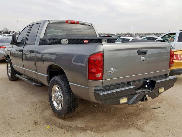 3D7KR28A38G167246 - 2008 DODGE RAM 2500 S GRAY photo 3