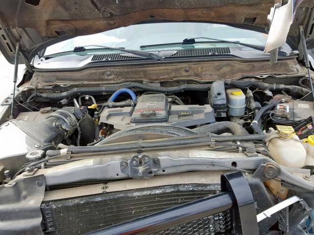 3D7KR28A38G167246 - 2008 DODGE RAM 2500 S GRAY photo 7