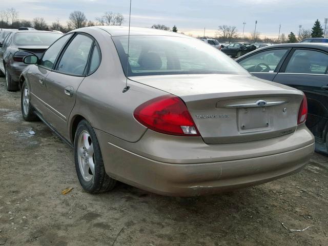 1FAFP55U53G261124 - 2003 FORD TAURUS SES TAN photo 3