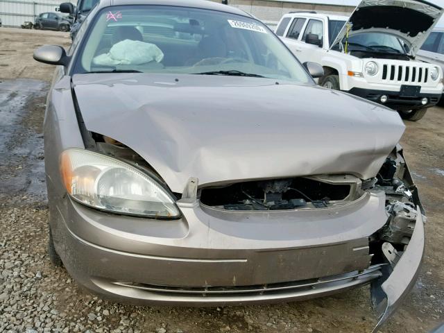 1FAFP55U53G261124 - 2003 FORD TAURUS SES TAN photo 7