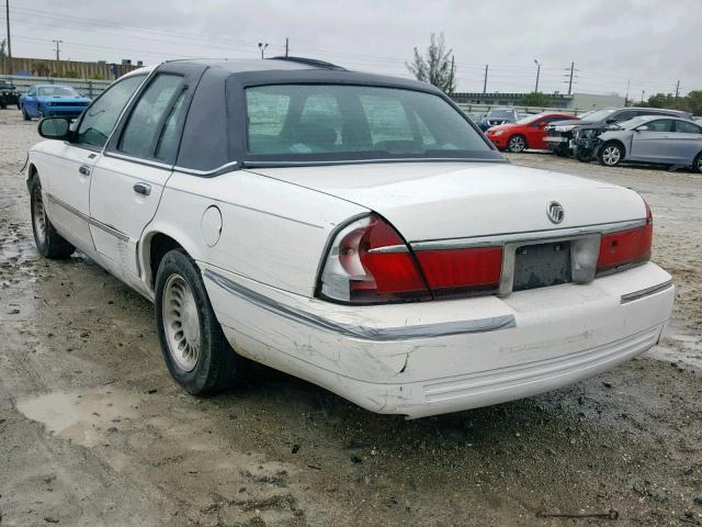 2MEFM75W6YX679823 - 2000 MERCURY GRAND MARQ WHITE photo 3