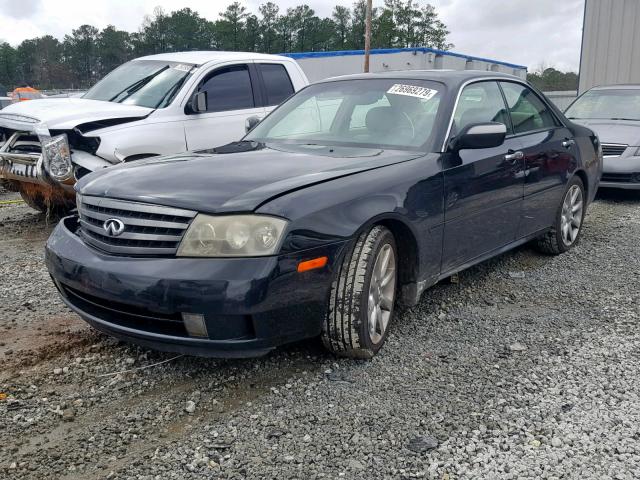 JNKAY41E73M004878 - 2003 INFINITI M45 BLACK photo 2