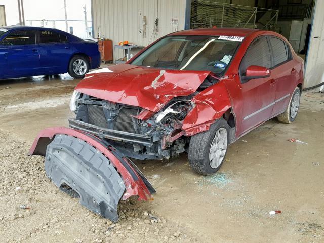 3N1AB6AP2BL694308 - 2011 NISSAN SENTRA 2.0 RED photo 2