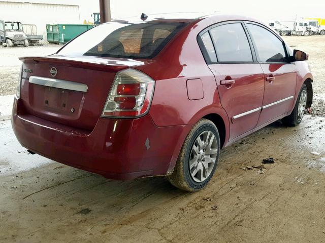 3N1AB6AP2BL694308 - 2011 NISSAN SENTRA 2.0 RED photo 4