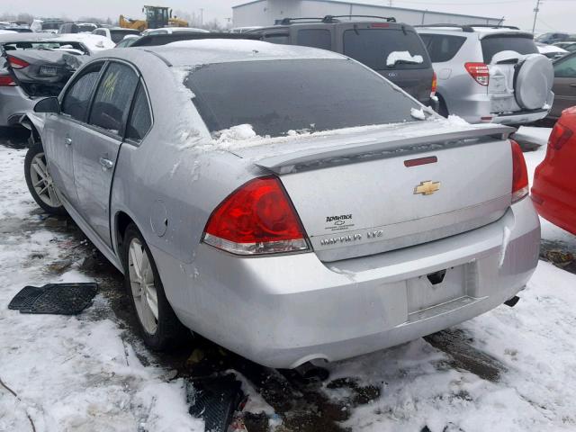 2G1WC5E35C1325911 - 2012 CHEVROLET IMPALA LTZ SILVER photo 3