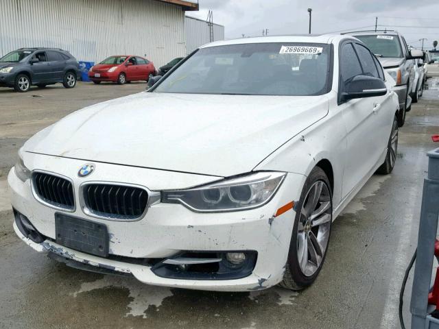 WBA3C1C59DF438727 - 2013 BMW 328 I SULE WHITE photo 2