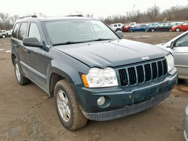 1J4HR48N05C565199 - 2005 JEEP GRAND CHER GREEN photo 1