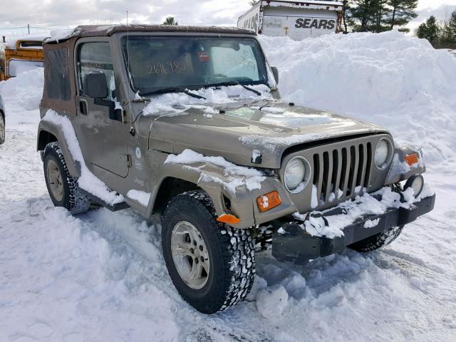 1J4FA59S74P778375 - 2004 JEEP WRANGLER / TAN photo 1