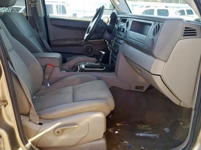 1J8HH48N26C233770 - 2006 JEEP COMMANDER ბეჟი ფოტო 5
