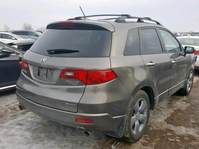 5J8TB18227A000333 - 2007 ACURA RDX BROWN photo 4