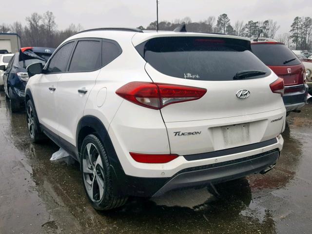 KM8J33A29GU084105 - 2016 HYUNDAI TUCSON LIM WHITE photo 3