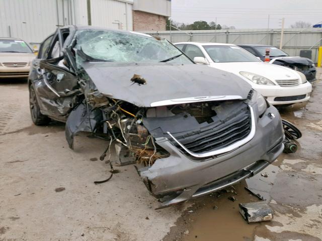 1C3CCBBB1DN655294 - 2013 CHRYSLER 200 TOURIN GRAY photo 1