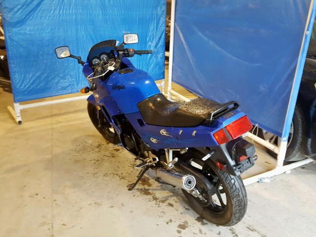 JKAEXMF196DA27074 - 2006 KAWASAKI EX250 F BLUE photo 3