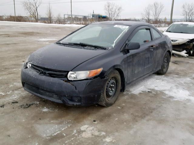2HGFG12938H000753 - 2008 HONDA CIVIC EXL 黑色 照片 2