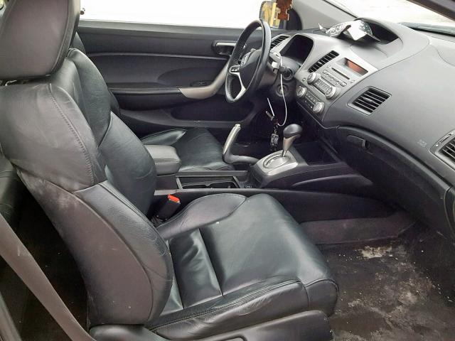 2HGFG12938H000753 - 2008 HONDA CIVIC EXL 黑色 照片 5