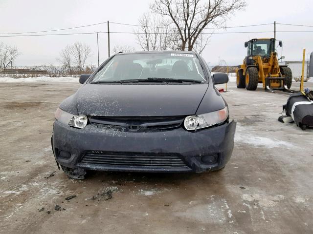 2HGFG12938H000753 - 2008 HONDA CIVIC EXL 黑色 照片 9